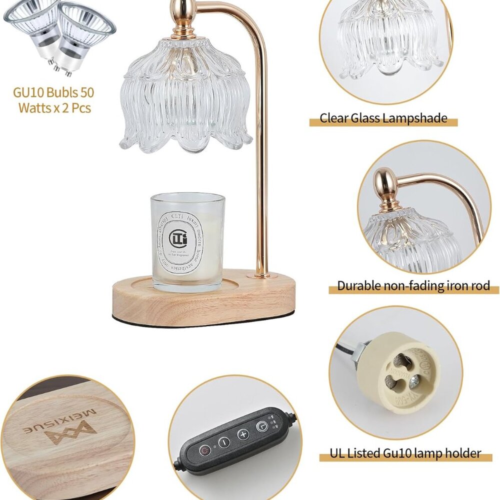 Candle Warmer Lamp With Timer And Dimmer,Electric… - image 6